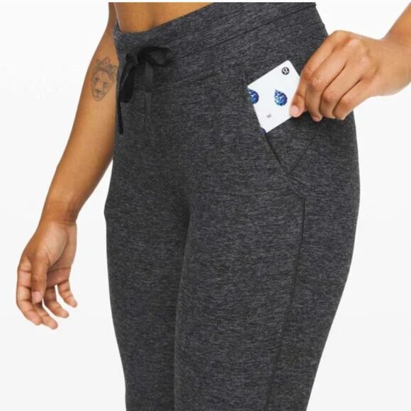 Lululemon Women's Ready To Rulu Pant Heathered Dark Cast/Black Size 8 - Picture 2 of 8